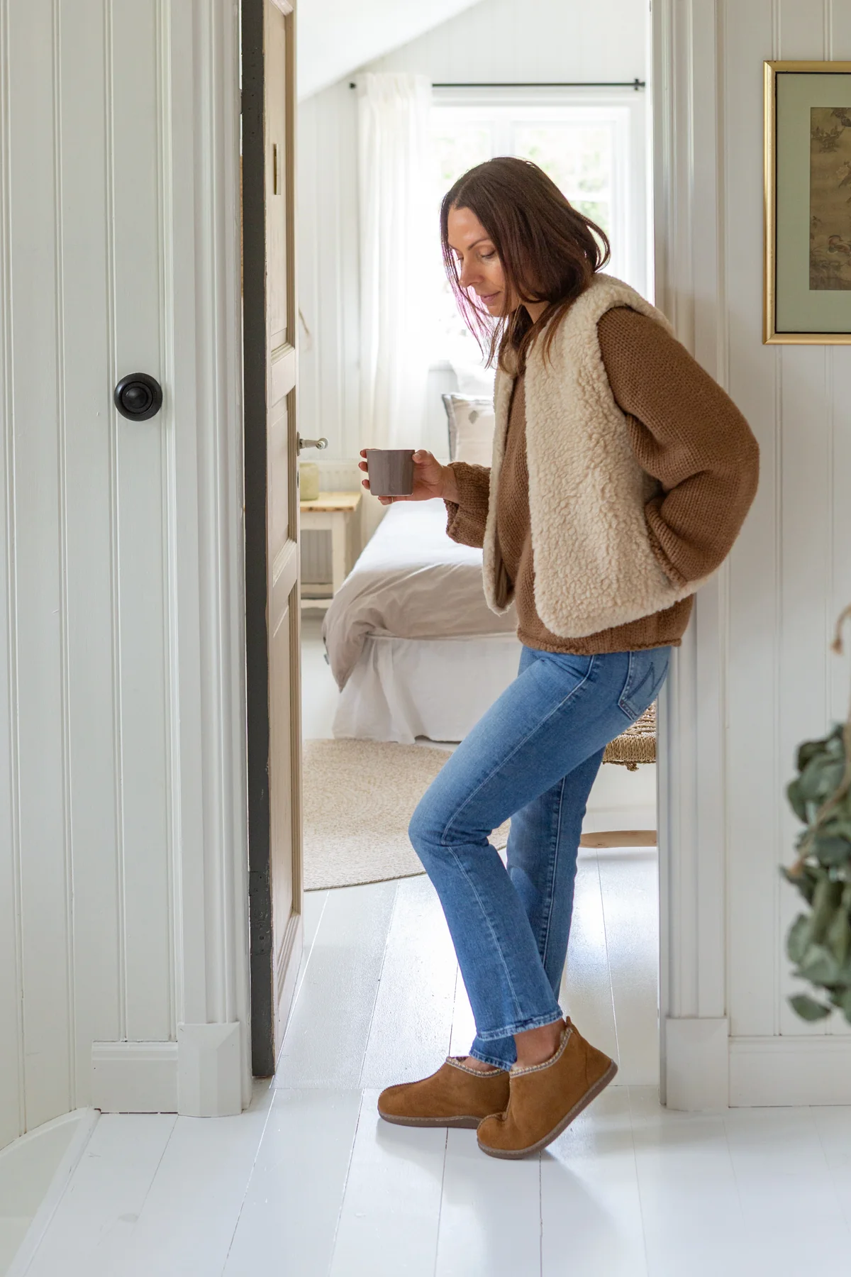 Agnes Sheepskin Boots - Chestnut - Image 9