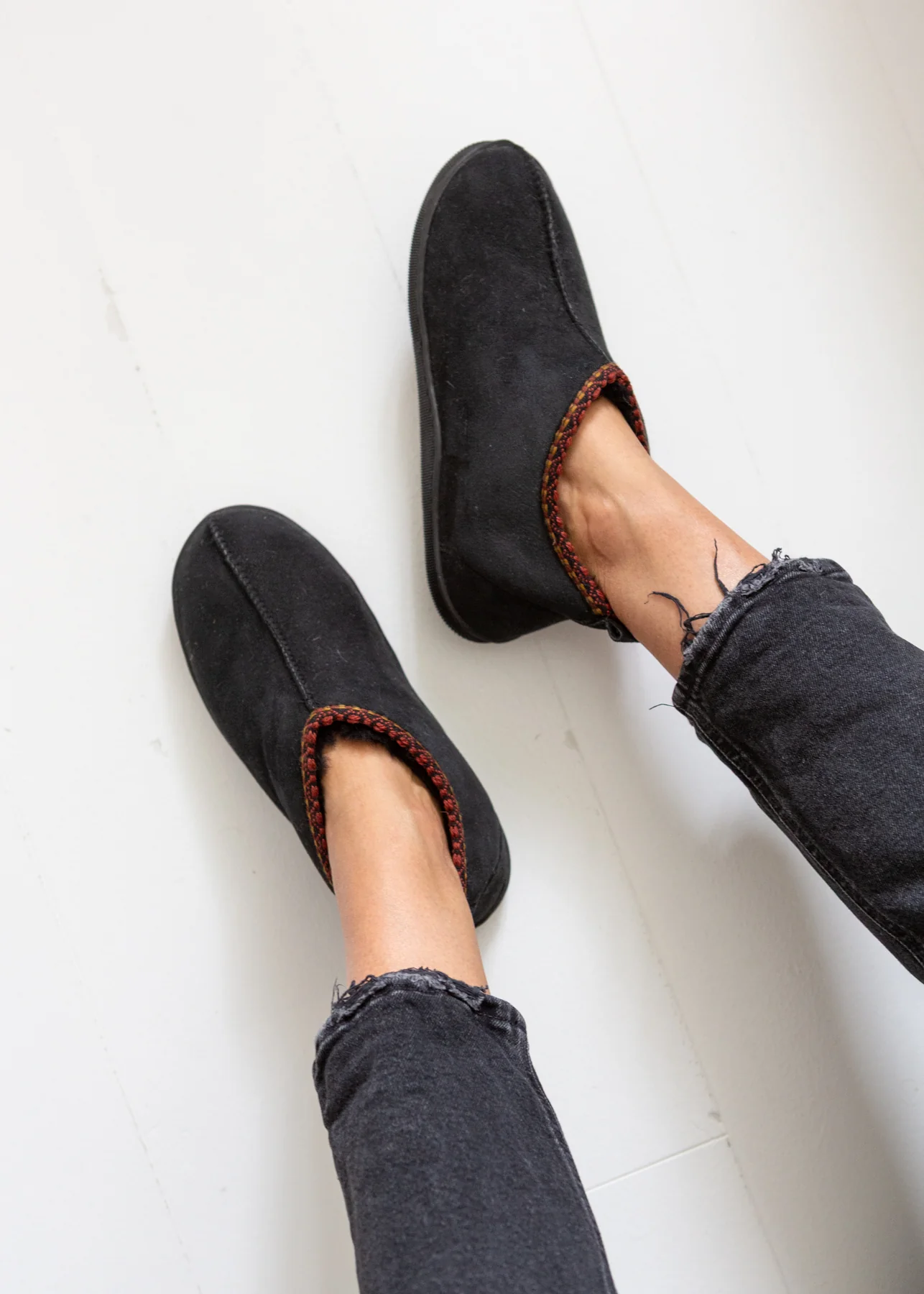 Agnes Sheepskin Boots - Coal - Image 4