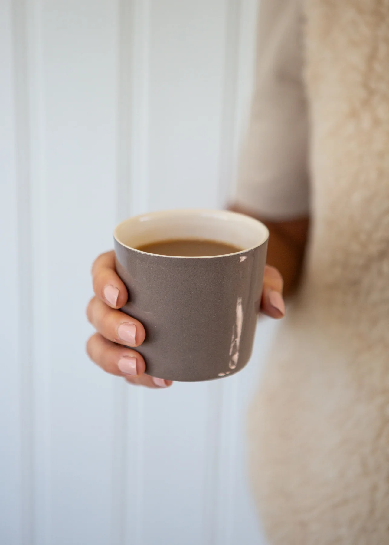 Brickett Davda Beaker - Handmade Ceramic Coffee Cup - Image 10