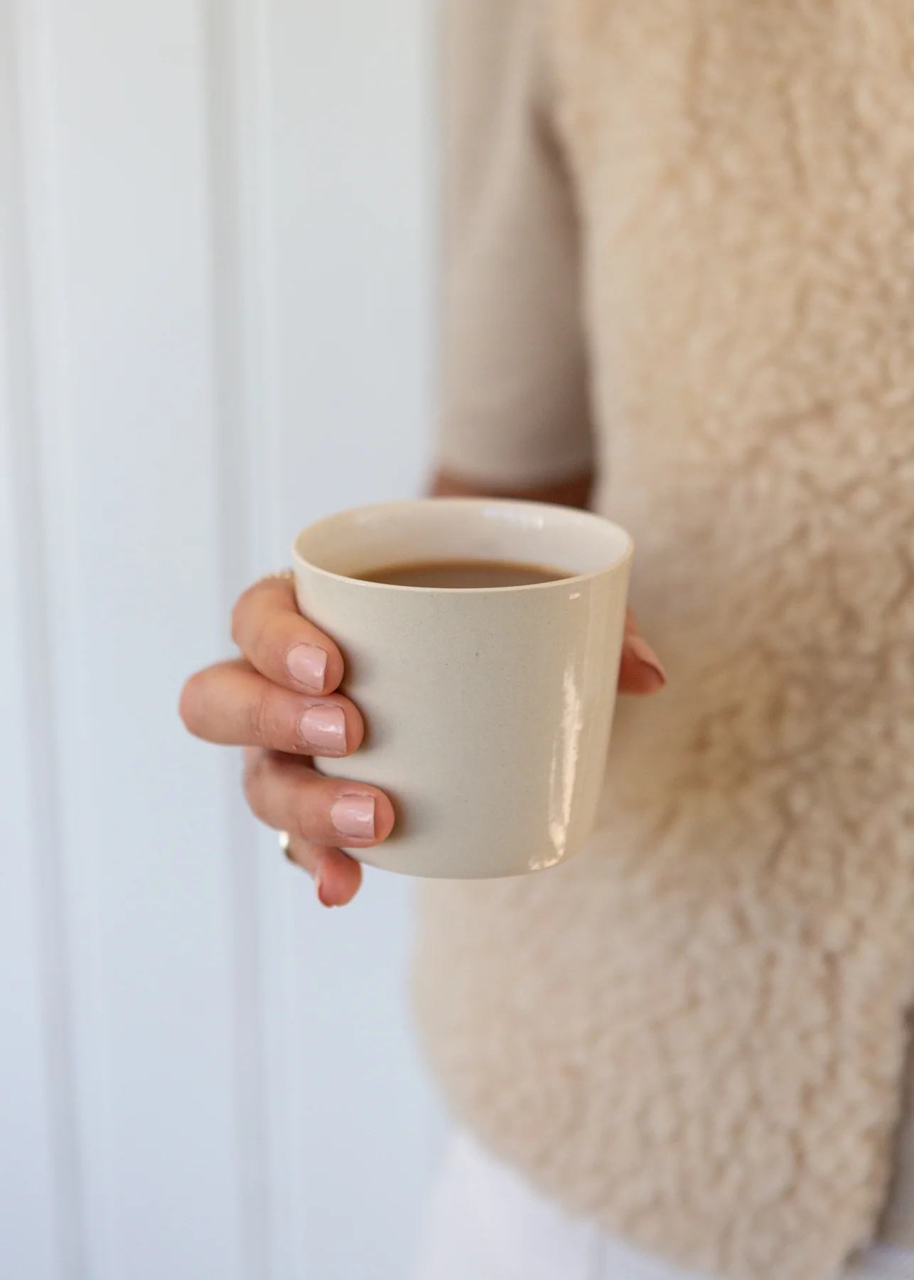 Brickett Davda Beaker - Handmade Ceramic Coffee Cup - Image 6