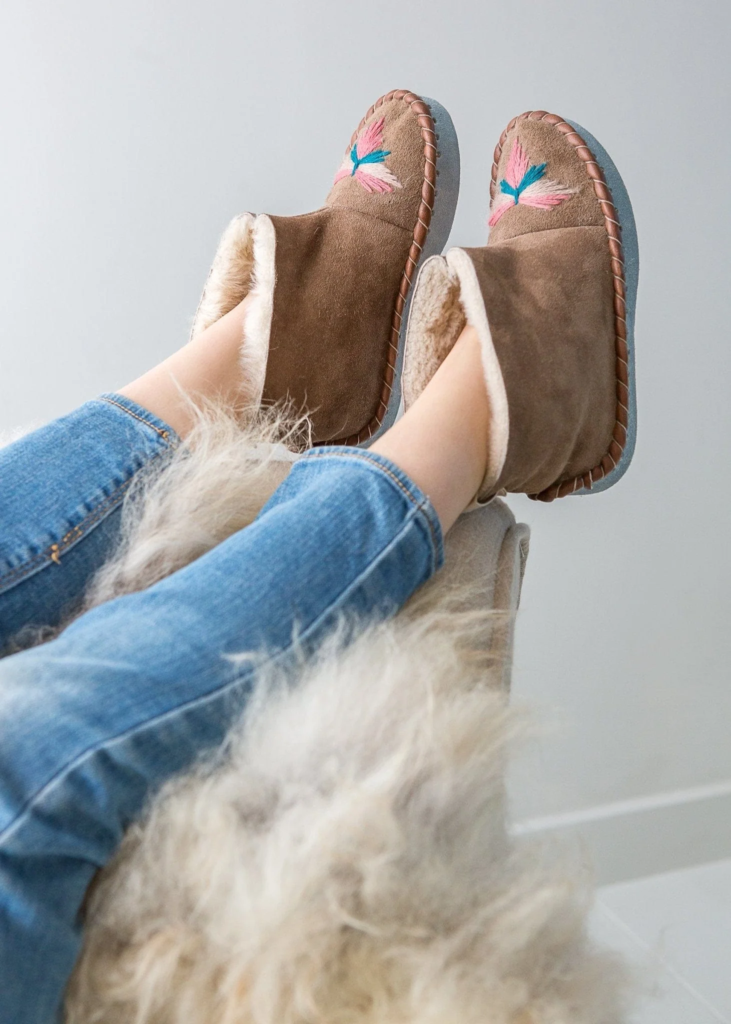 Children's Slipper Boots – Pepto Pink - Image 4