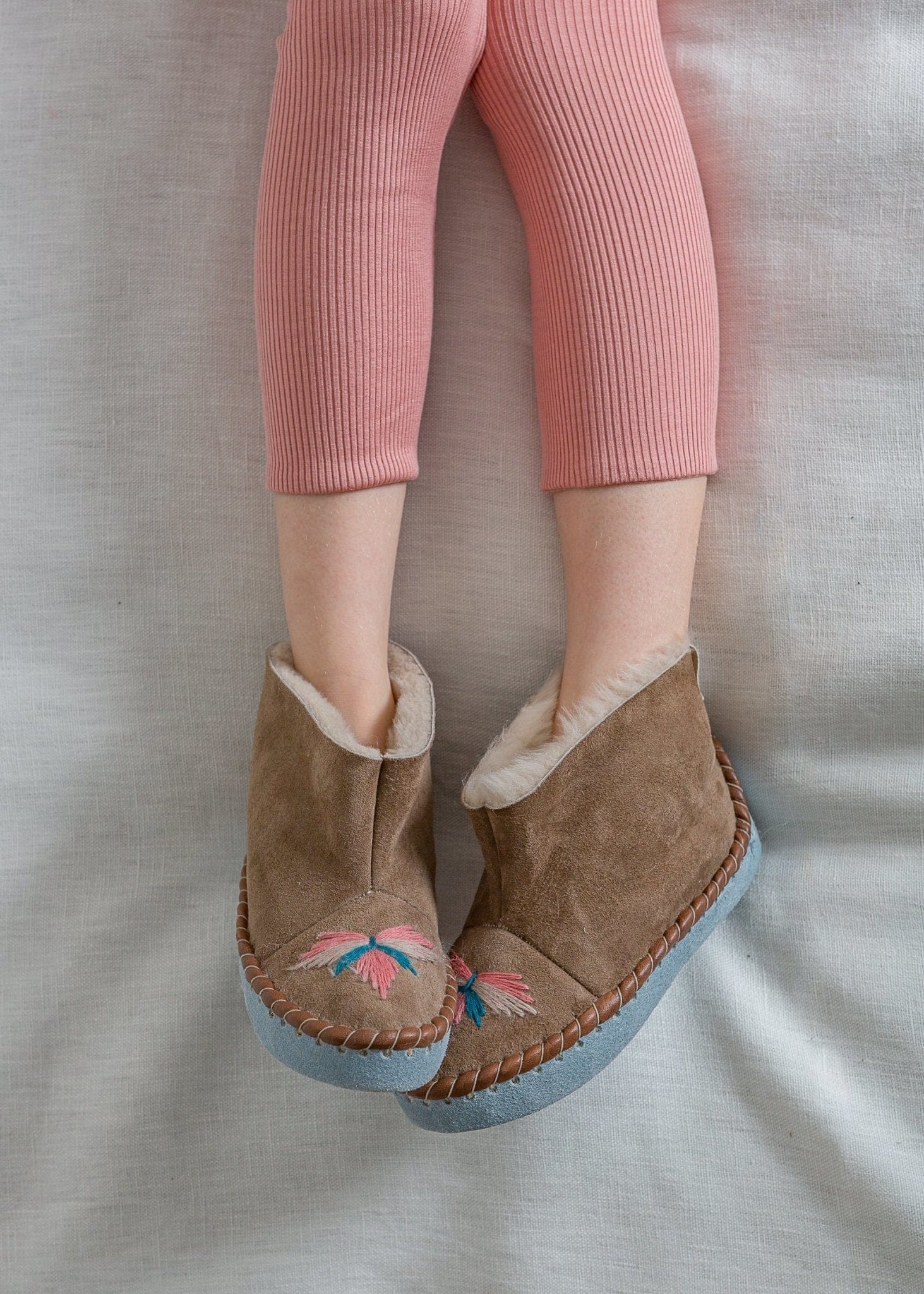 Children's Slipper Boots – Pepto Pink - Image 5