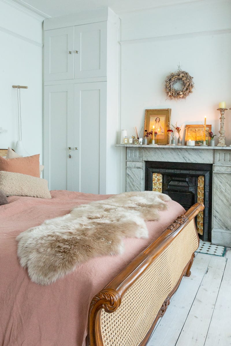 Double Sheepskin Rug – Natural Nappa - Image 3