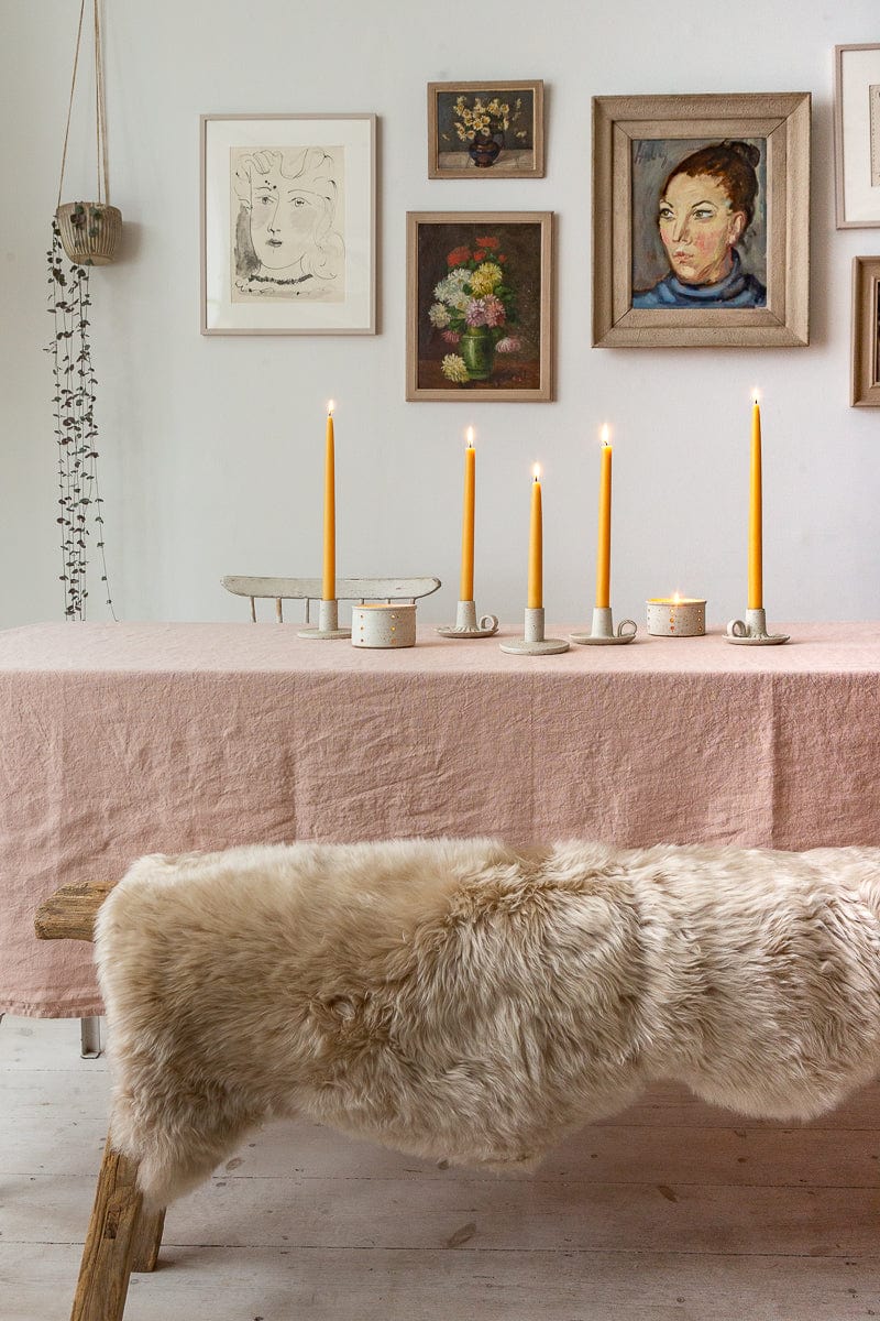 Handmade Stoneware Tea Light Holder - Image 4