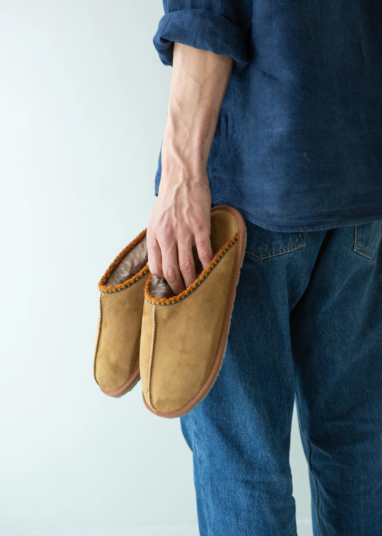 Men's Sheepskin Slipper Mules - Otto - Image 10