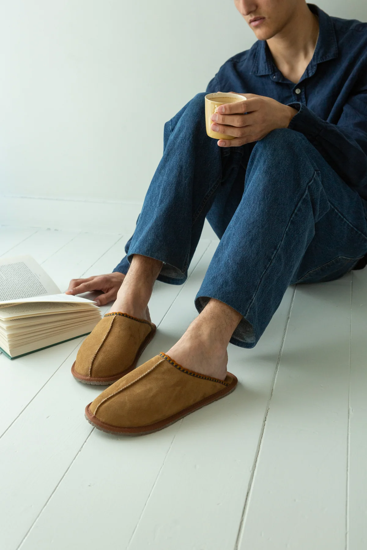 Men's Sheepskin Slipper Mules - Otto - Image 3