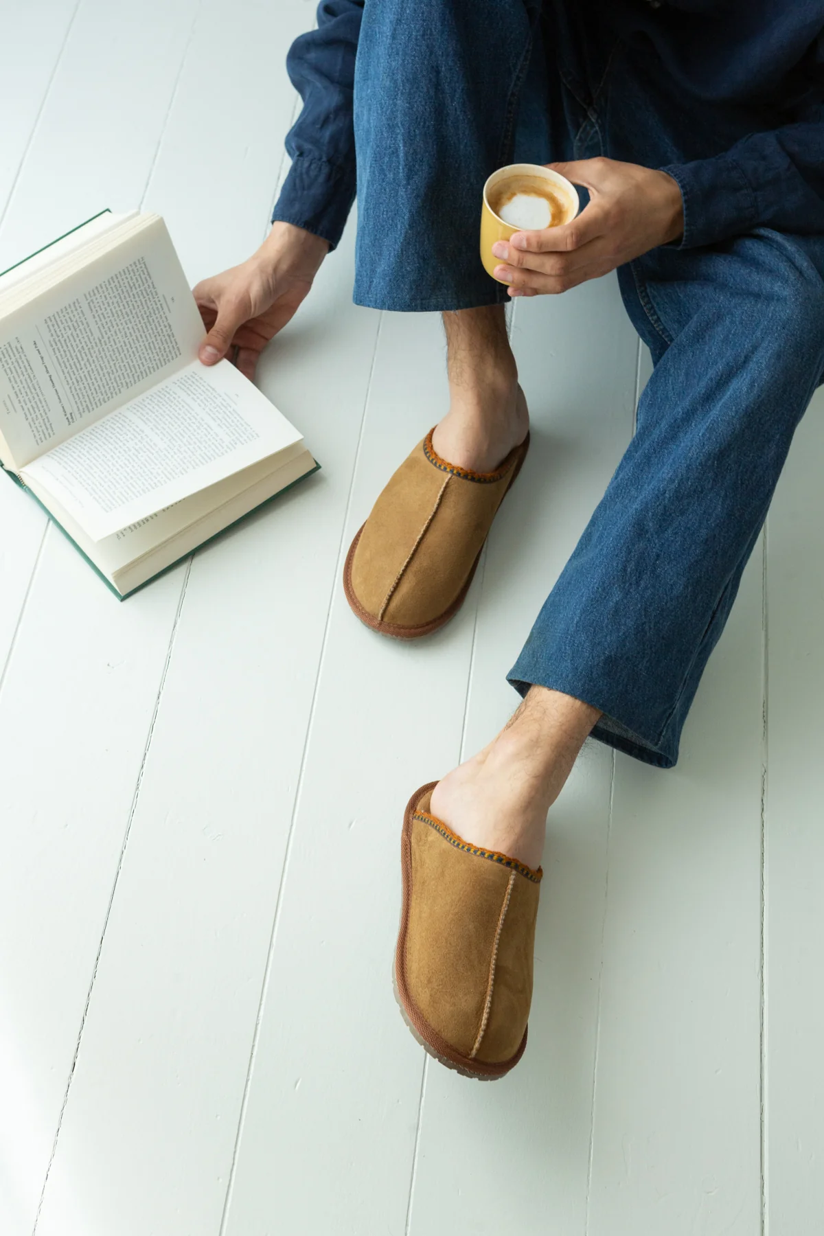 Men's Sheepskin Slipper Mules - Otto - Image 7