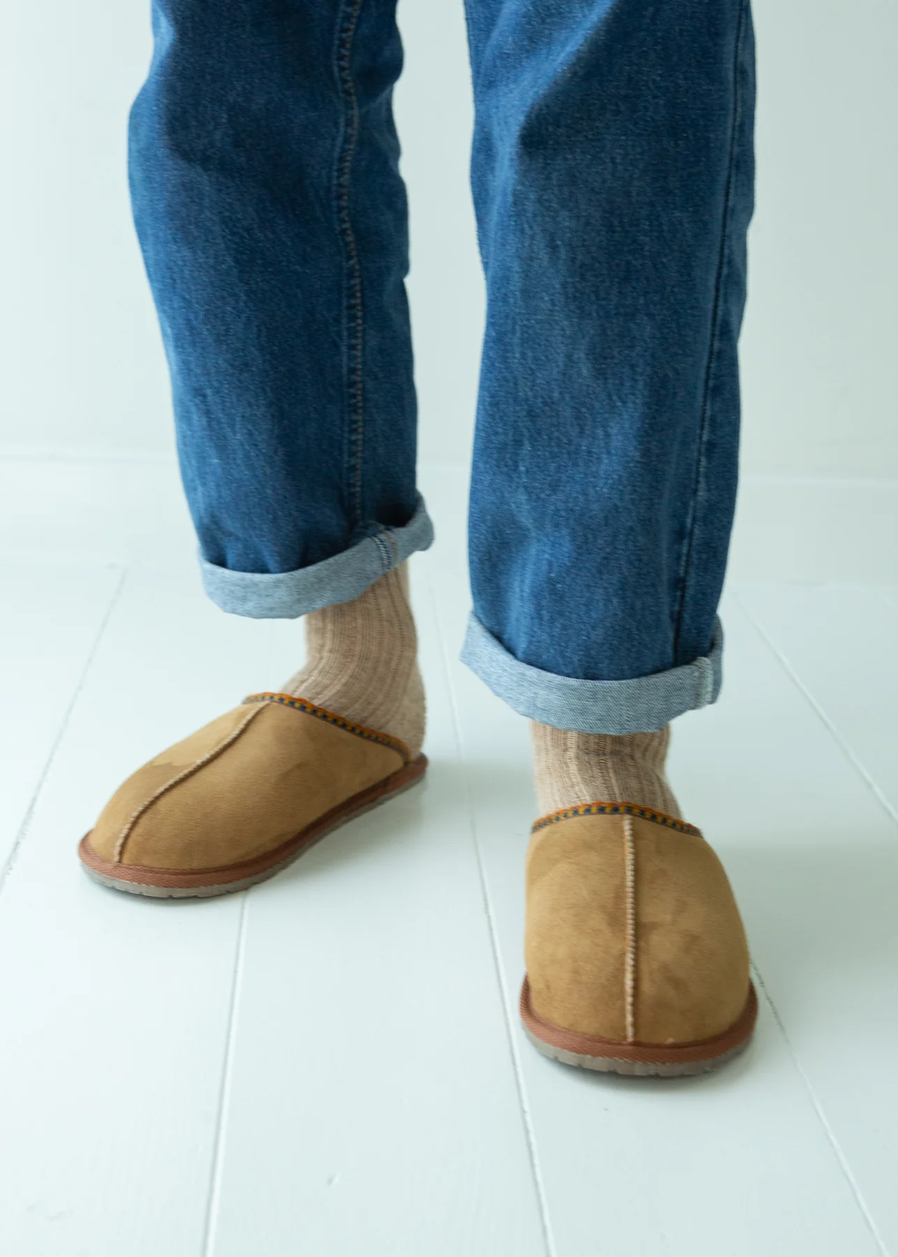 Men's Sheepskin Slipper Mules - Otto - Image 8