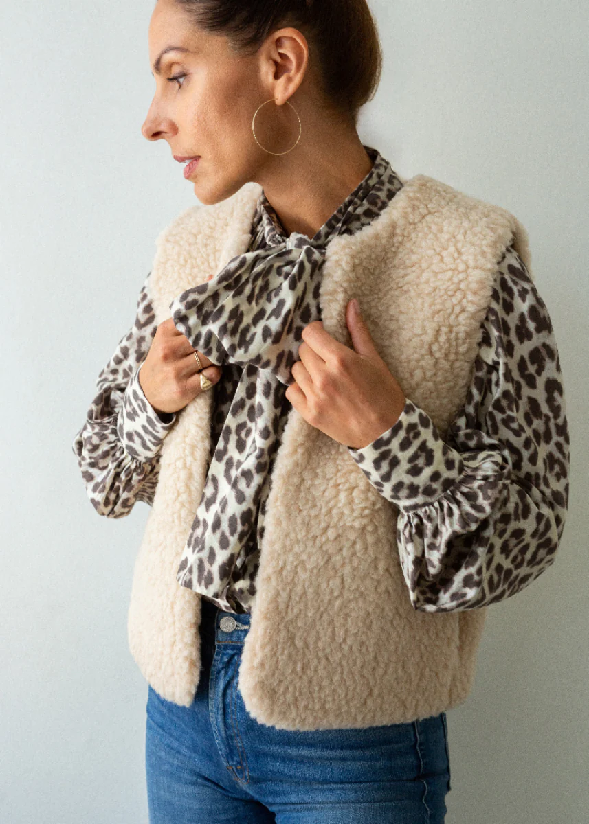 Merino Gilet - Cream - Image 13