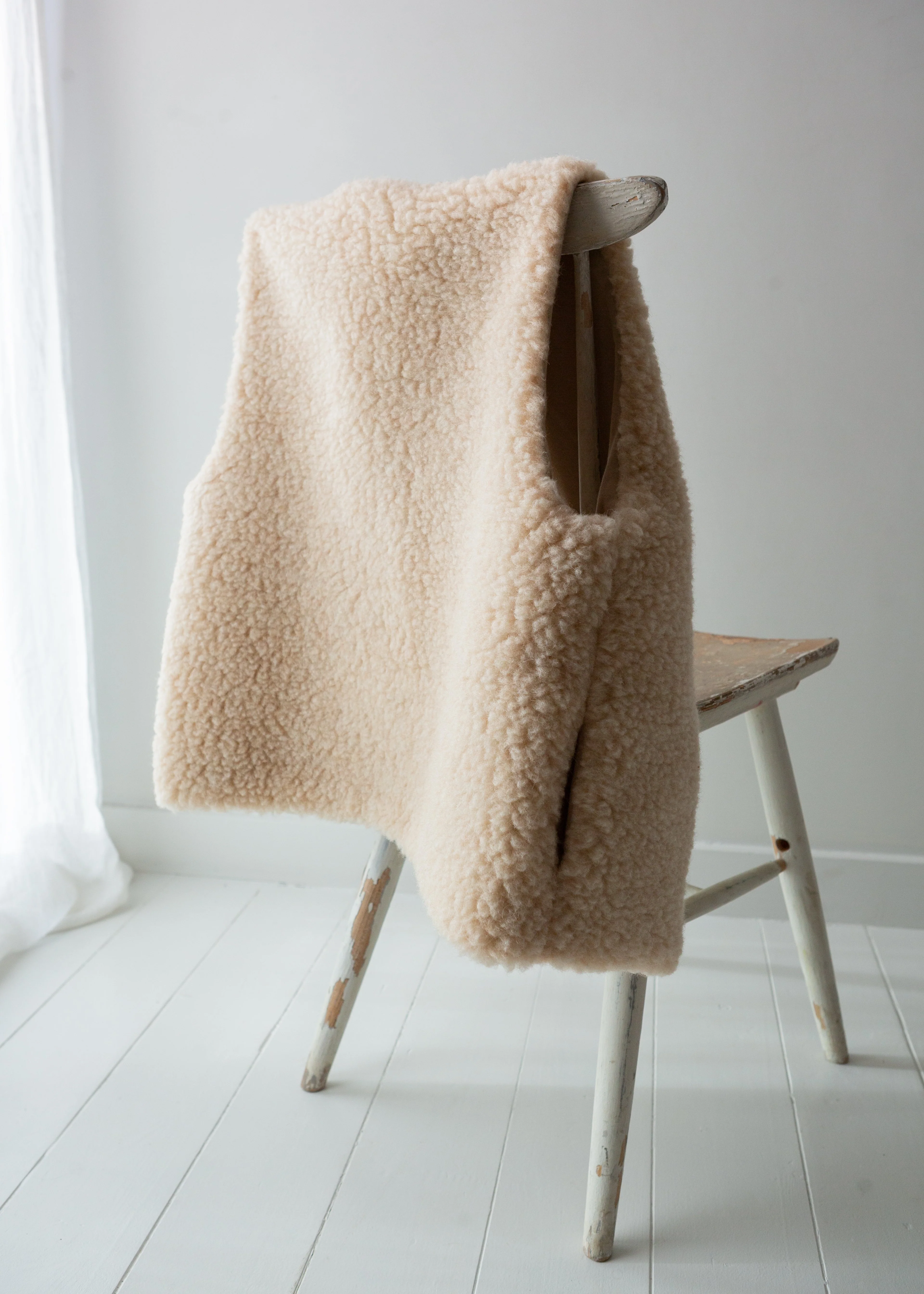 Merino Gilet - Cream - Image 3