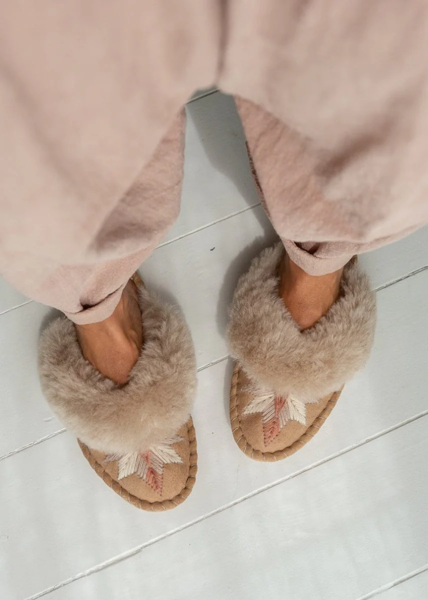 Women's Sheepskin Slipper Mules – Venus - Image 5
